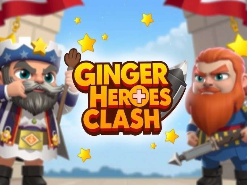 Ginger Heroes Clash Game Banner